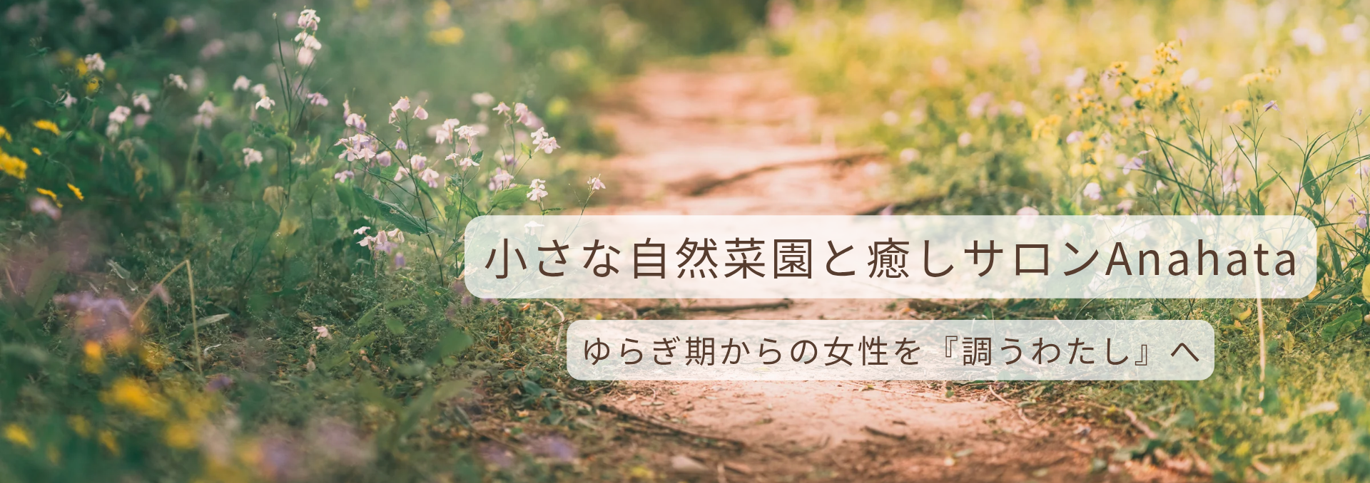 小さな自然菜園と癒しサロンAnahata